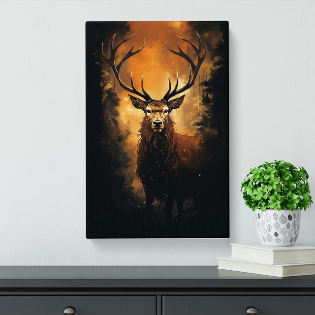 Stag - No Frame Print Alpen Home Size: 50cm H x 35cm W x 3cm D on Productcaster.