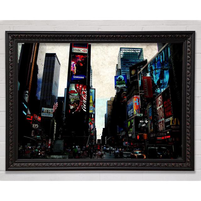 Times Square - Single Picture Frame Art Prints Bright Star Size: 29.7cm H x 42cm W on Productcaster.