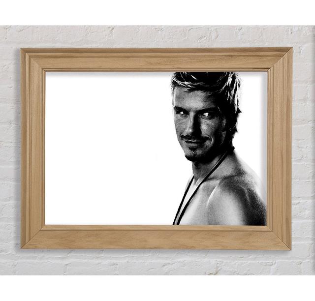 David Beckham - Single Picture Frame Art Prints Bright Star Size: 100cm H x 141.4cm W x 8cm D on Productcaster.