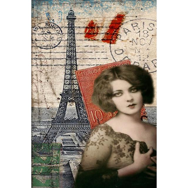 Femme Paris IV by Sandy Lloyd - Wrapped Canvas Art Prints Mercer41 Size: 122cm H x 81cm W on Productcaster.