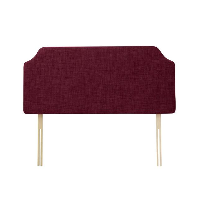 Larsen Upholstered Headboard Brambly Cottage Size: Super King (6'), Colour: Plum on Productcaster.