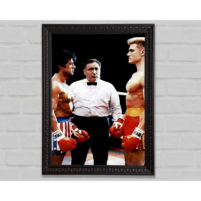 Rocky Vs Russia Framed Print Bright Star Size: 29.7cm H x 42cm W on Productcaster.