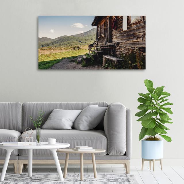 Wooden House in the Mountains - Unframed Art Prints on Canvas Latitude Run on Productcaster.