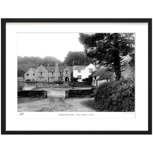 Dodington, The Hall 1929 - Single Picture Frame Print The Francis Frith Collection Size: 40cm H x 50cm W x 2.3cm D on Productcaster.