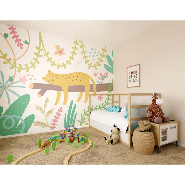 Matte Non-Pasted Wall Mural Isabelle & Max Colour: Green, Size: 280cm L x 350cm W on Productcaster.