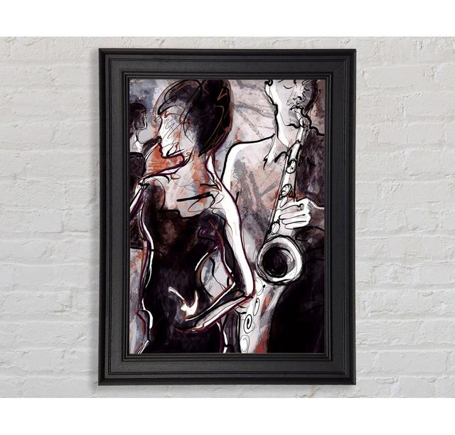 Playing The Blues 4 - Single Picture Frame Art Prints Rosalind Wheeler Size: 141.4cm H x 100cm W x 8cm D on Productcaster.