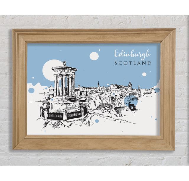 Scotland In Ink - Single Picture Frame Art Prints Bright Star Size: 21cm H x 42cm W x 8cm D on Productcaster.