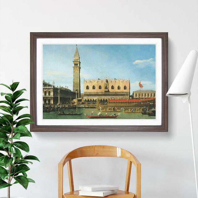 Ascension Day Vol.1 by Giovanni Canaletto - Picture Frame Painting East Urban Home Frame Option: Walnut Framed, Size: 36cm H x 48cm W x 2cm D on Productcaster.