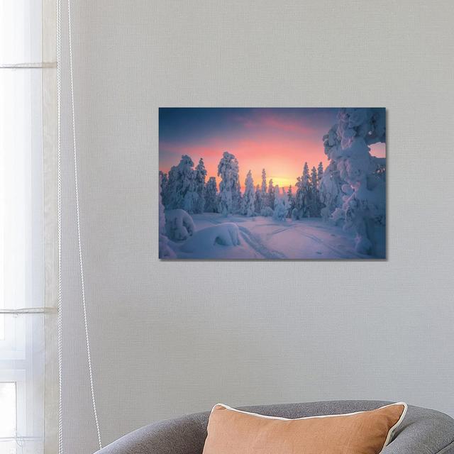 Levi Lapland - Finland by Cuma Çevik - Wrapped Canvas Photograph Alpen Home Size: 45.72cm H x 66.04cm W x 1.91cm D on Productcaster.