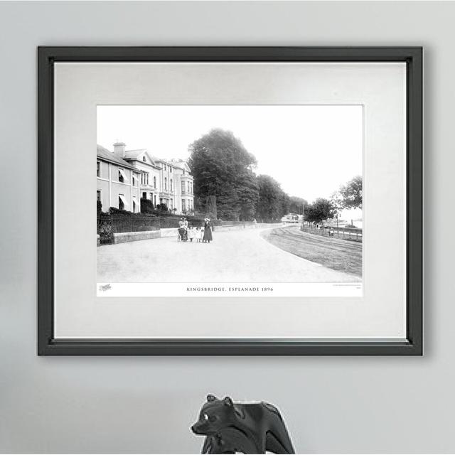 Kingsbridge, Esplanade 1896 - Single Picture Frame Print The Francis Frith Collection Size: 28cm H x 36cm W x 2.3cm D on Productcaster.