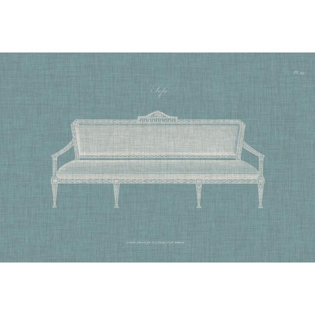 Hepplewhite Sofas II Fleur De Lis Living Size: 51cm H x 76cm W on Productcaster.