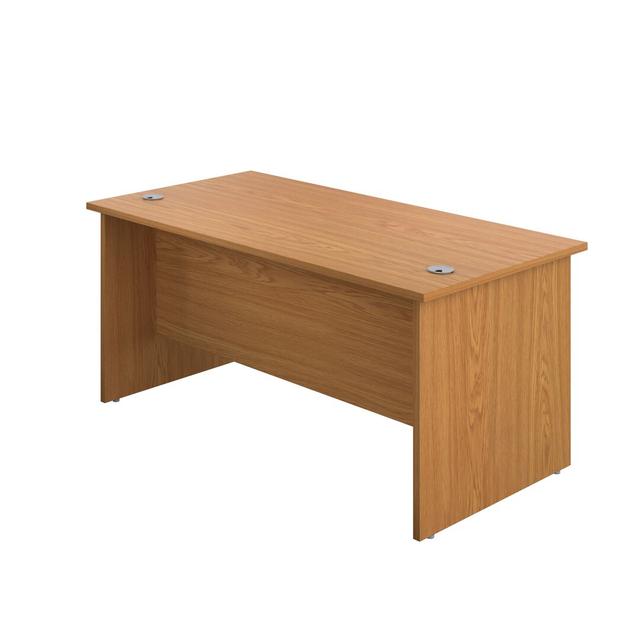 Buariki Desk Wayfair Basics Size: 73cm H x 180cm W x 60cm D, Colour: Oak on Productcaster.