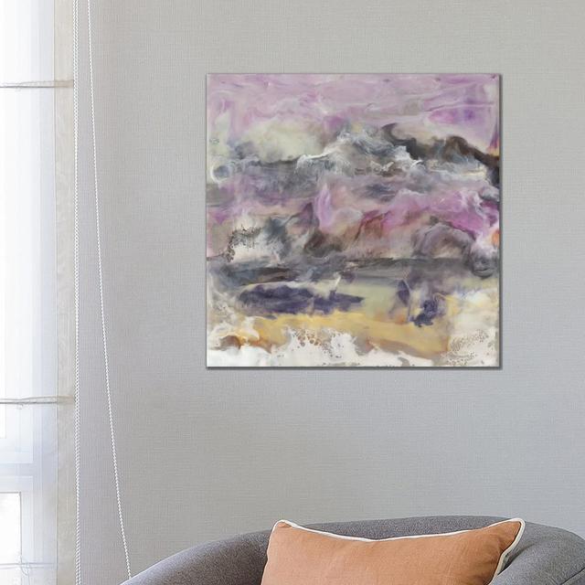 Lavender Billows II by J. Holland - Wrapped Canvas Print Metro Lane Size: 66.04cm H x 66.04cm W x 1.905cm D on Productcaster.