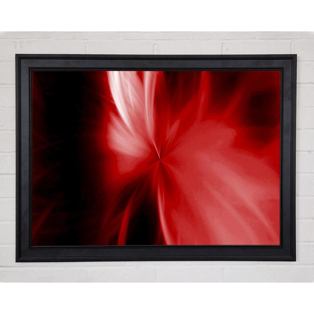 Celestial Core Red Framed Print Ivy Bronx Size: 59.7cm H x 84.1cm W on Productcaster.