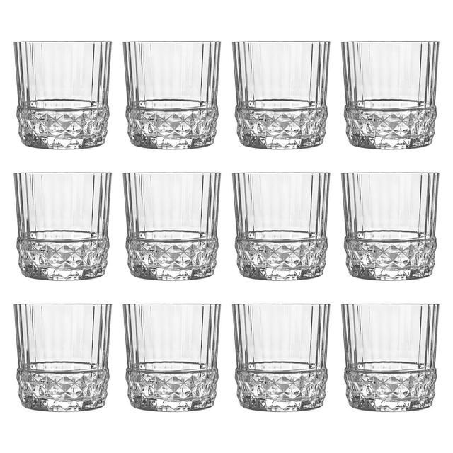 America '20s Whisky Glasses - 370ml Bormioli Rocco Set Size: 12 on Productcaster.