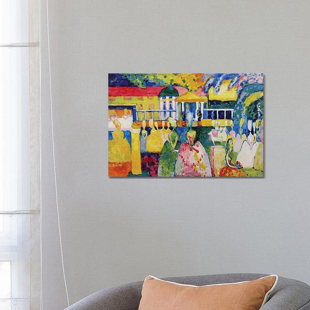 Crinolines by Wassily Kandinsky - Wrapped Canvas Painting ClassicLiving Size: 45.72cm H x 66.04cm W x 1.91cm D on Productcaster.