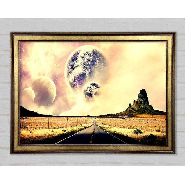 Rodovia - Single Picture Frame Art Prints Ebern Designs Size: 59.7cm H x 84.1cm W x 1.5cm D on Productcaster.