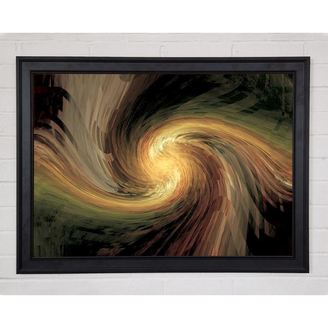 Swirls Of Light Framed Print Ivy Bronx Size: 59.7cm H x 84.1cm W on Productcaster.