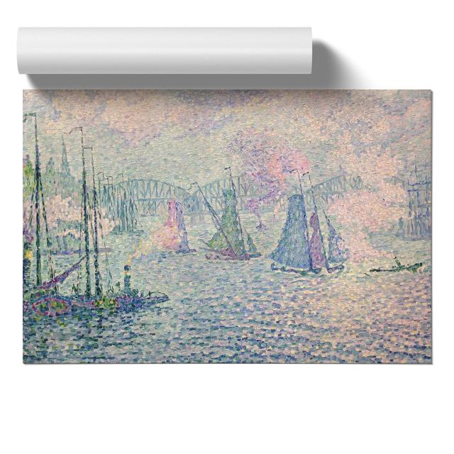 Rotterdam the Meuse by Paul Signac - Unframed Painting East Urban Home Size: 42cm H x 59cm W x 0.1cm D on Productcaster.