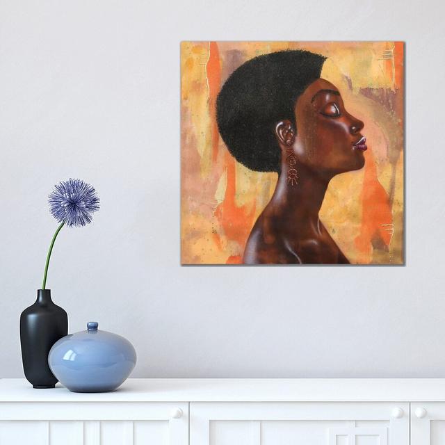 I Luv My Hair by Fred Odle - Wrapped Canvas Painting ClassicLiving Size: 45.72cm H x 45.72cm W x 3.81cm D on Productcaster.