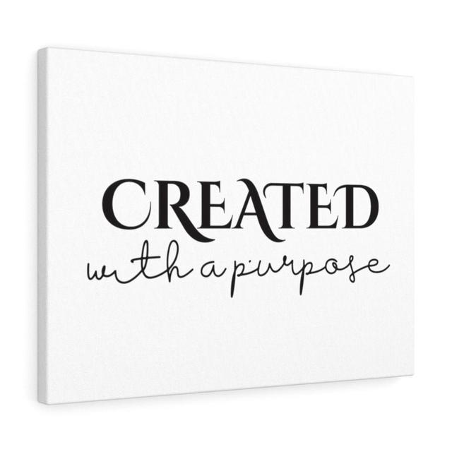 Created with a Purpose - Wrapped Canvas Typography Blue Elephant Size: 46cm H x 61cm W on Productcaster.