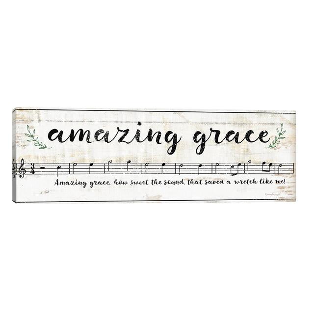 Amazing Grace III by Jennifer Pugh - Wrapped Canvas Panoramic Print Brayden Studio Size: 50.8cm H x 152.4cm W x 1.91cm D on Productcaster.