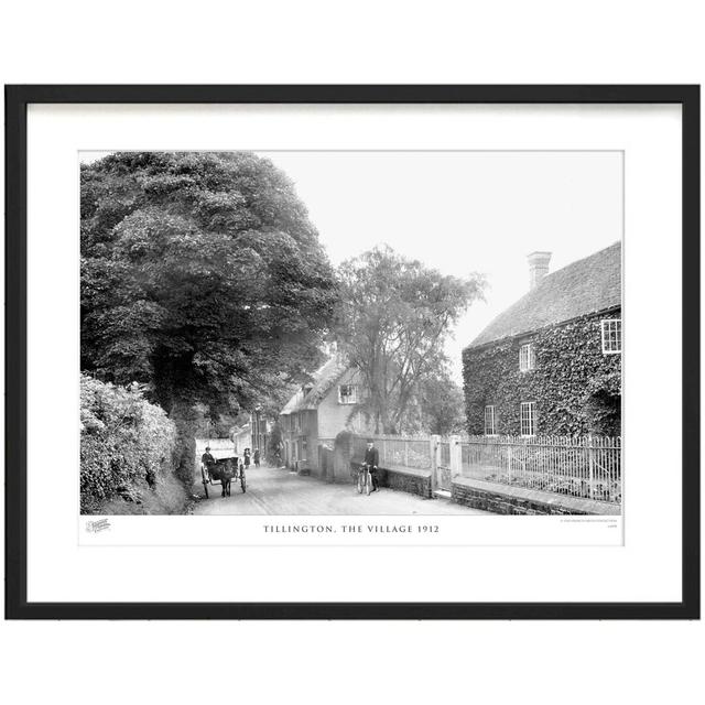 'Tillington, the Village 1912' by Francis Frith - Picture Frame Photograph Print on Paper The Francis Frith Collection Size: 28cm H x 36cm W x 2.3cm D on Productcaster.