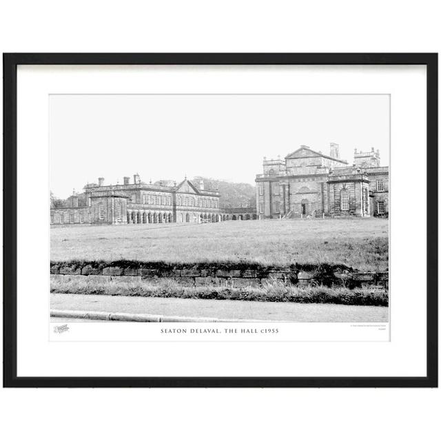 'Seaton Delaval, the Hall C1955' - Picture Frame Photograph Print on Paper The Francis Frith Collection Size: 45cm H x 60cm W x 2.3cm D on Productcaster.