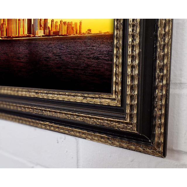 The Golden City - Single Picture Frame Art Prints Ebern Designs Size: 84.1cm H x 118.9cm W on Productcaster.