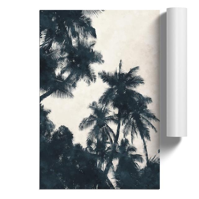 Palm Tree Fronds - Unframed Photograph East Urban Home Size: 59cm H x 42cm W x 0.1cm D on Productcaster.