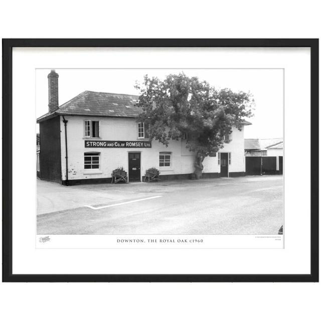 'Downton, the Royal Oak C1960' by Francis Frith - Picture Frame Photograph Print on Paper The Francis Frith Collection Size: 60cm H x 80cm W x 2.3cm D on Productcaster.