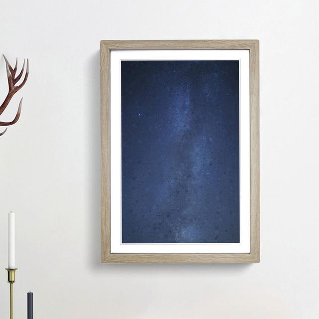 Universe in Abstract Vol.23 - Picture Frame Graphic Art Print East Urban Home Frame Option: Oak Framed, Size: 65cm H x 48cm W x 2cm D on Productcaster.