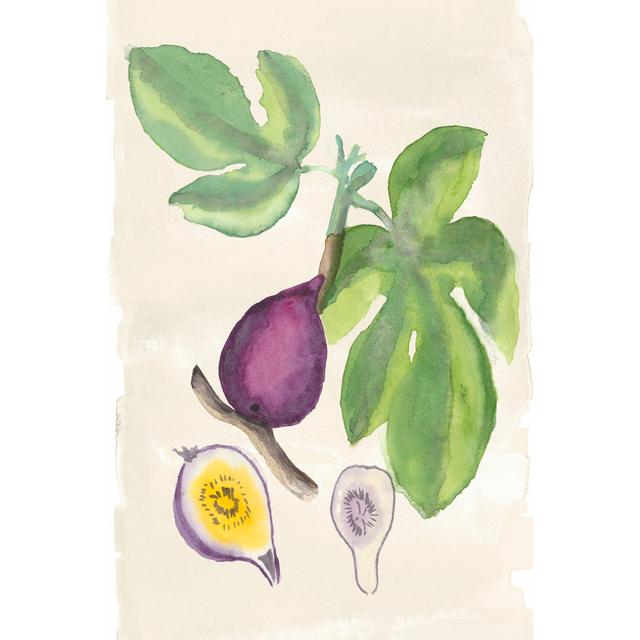 Watercolour Fruit I by Naomi McCavitt - Wrapped Canvas Painting Brambly Cottage Size: 46cm H x 30cm W on Productcaster.