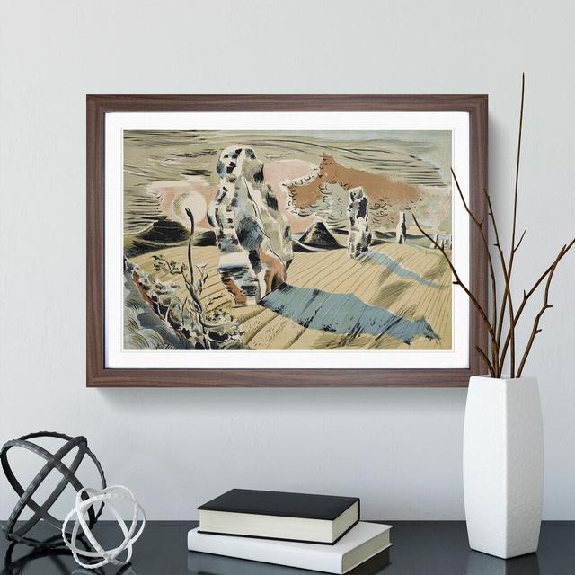 Avebury by Paul Nash - Picture Frame Painting East Urban Home Frame Option: Walnut Framed, Size: 27cm H x 36cm W x 2cm D on Productcaster.