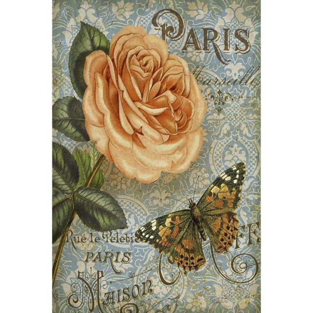 Memories Of Paris I by Abby White - Wrapped Canvas Print Blue Elephant Size: 76cm H x 51cm W on Productcaster.