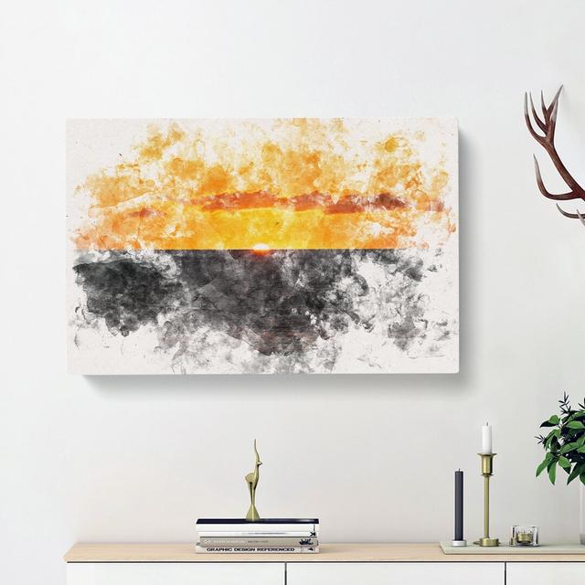 Goodbye to the Sun - Wrapped Canvas Graphic Art Print East Urban Home Size: 60cm H x 91cm W x 3cm D on Productcaster.