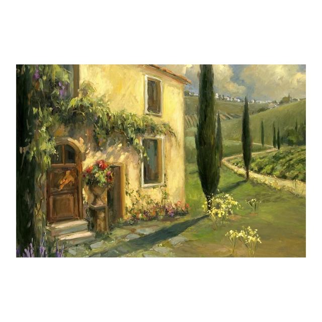 Italian Landscape Cyprus 3.2m x 4.80m Textured Matt Peel & Stick Wall Mural East Urban Home on Productcaster.