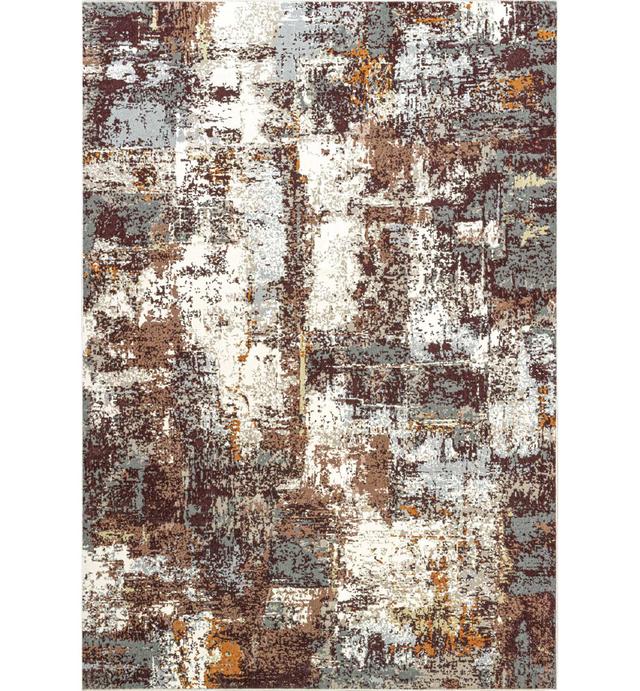 Chaniqua Abstract Machine Woven Area Rug Metro Lane Rug Size: Rectangle 240 x 340cm, Côlor: Red on Productcaster.