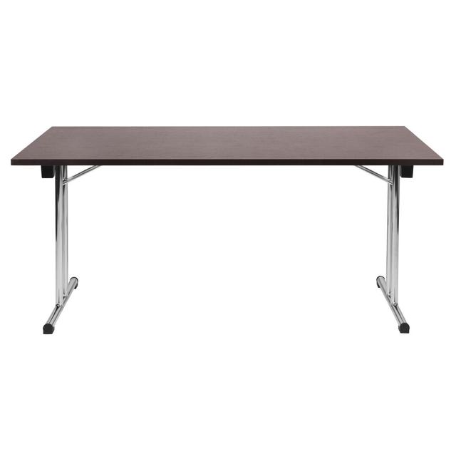 Hopkinton Folding Table Brayden Studio Finish: Wenge on Productcaster.