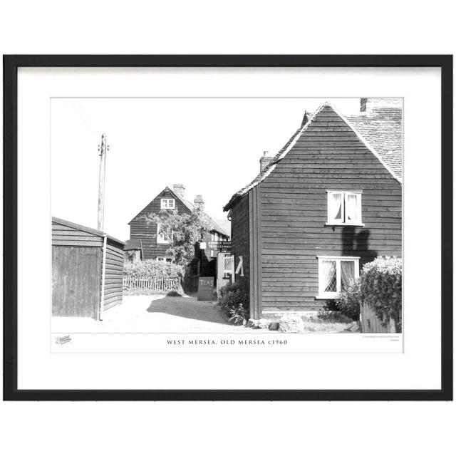 'West Mersea, Old Mersea C1960' by Francis Frith - Picture Frame Photograph Print on Paper The Francis Frith Collection Size: 40cm H x 50cm W x 2.3cm on Productcaster.