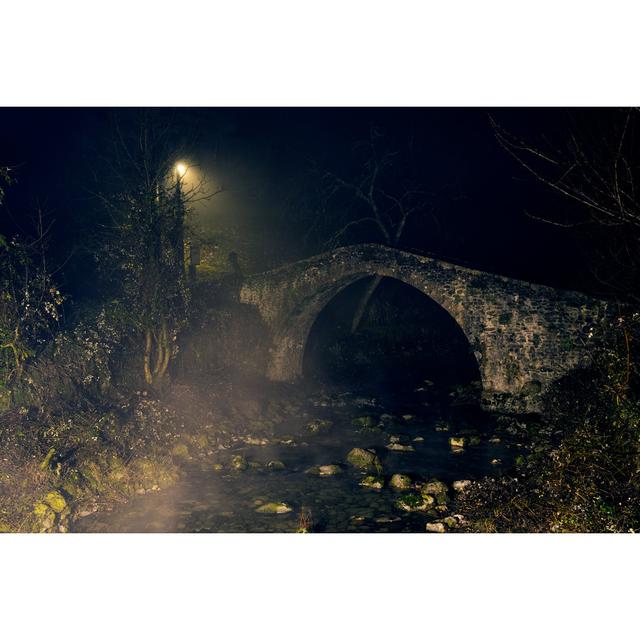 Old Stone Bridge - Wrapped Canvas Photograph 17 Stories Size: 20cm H x 30cm W on Productcaster.