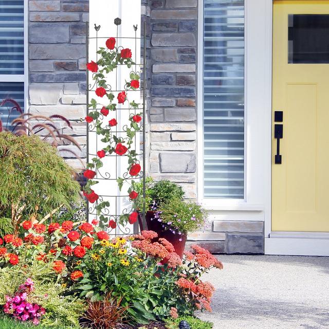 Carnes Metal Gothic Trellis Rosalind Wheeler on Productcaster.