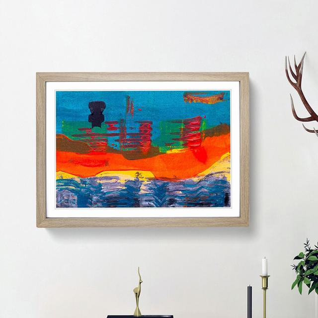 Abstract Vol.407 by S.Johnson - Picture Frame Painting Print East Urban Home Frame Option: Oak Framed, Size: 48cm H x 65cm W x 2cm D on Productcaster.