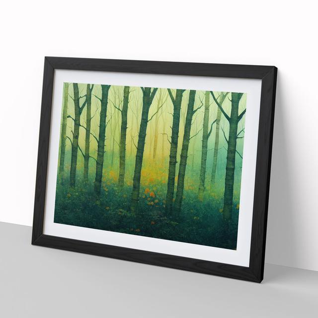 Forest Vol.6 - Picture Frame Graphic Art Alpen Home Frame Colour: Black Framed, Size: 34cm H x 46cm W x 2cm D on Productcaster.