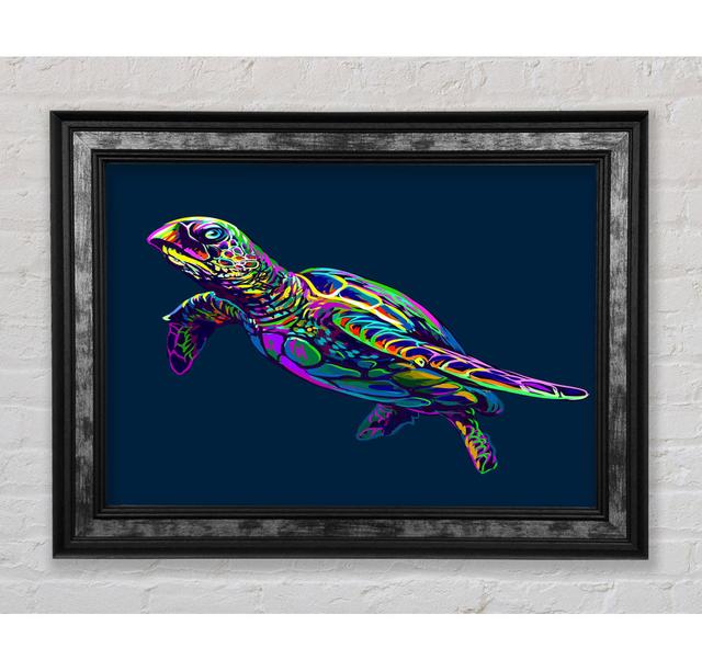 The Colourful Turtle - Print 17 Stories Size: 21cm H x 42cm W x 8cm D on Productcaster.