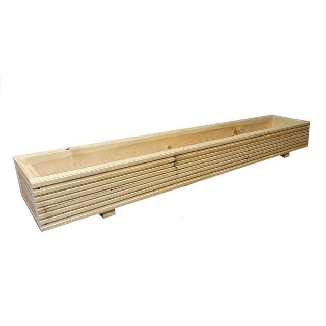 Buettner Wood Planter Box Alpen Home Size: 17cm H x 180cm W x 20cm D on Productcaster.