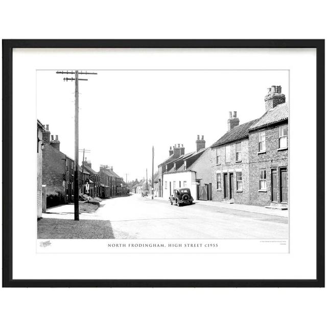 'North Frodingham, High Street C1955' by Francis Frith - Picture Frame Photograph Print on Paper The Francis Frith Collection Size: 28cm H x 36cm W x on Productcaster.