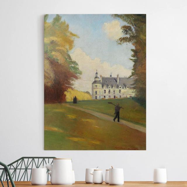 Emile Bernard - At Tanlay Castle - Wall Art on Canvas Rosalind Wheeler Size: 100cm H x 75cm W on Productcaster.