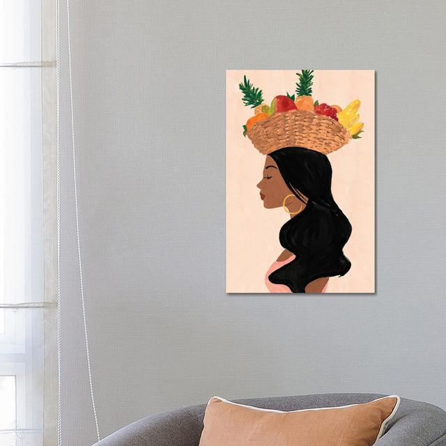 Valentina's Fruit Basket by Sabina Fenn - Gallery-Wrapped Canvas Giclée on Canvas Lark Manor Format: Canvas, Size: 66.04cm H x 45.72cm W x 3.81cm D on Productcaster.