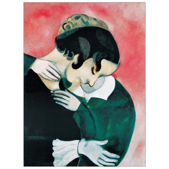 'Gli Amanti Rosa' by Chagall Art Print East Urban Home on Productcaster.